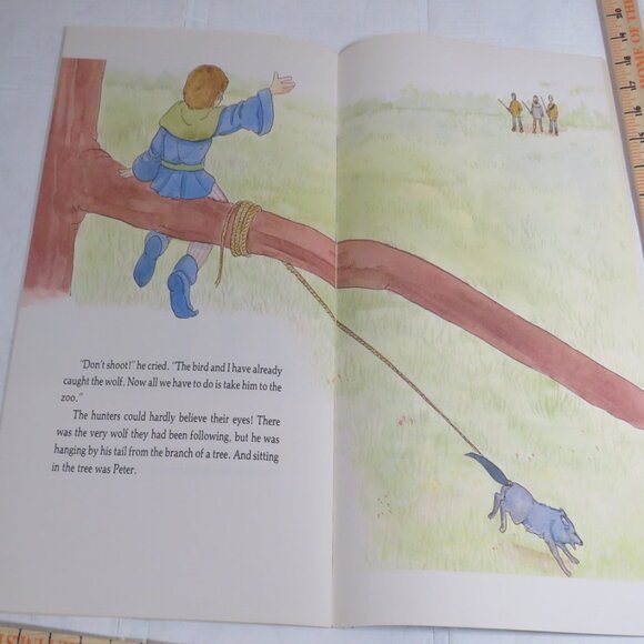 Peter and the Wolf BIG BOOK (almost 2 feet tall) Classroom Size - Picture 9 of 10